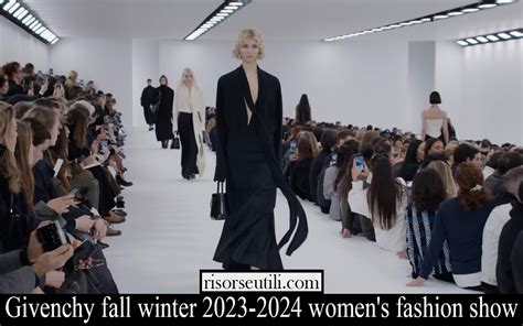 givenchy spring summer 2024 press presentation|Givenchy fashion show 2023.